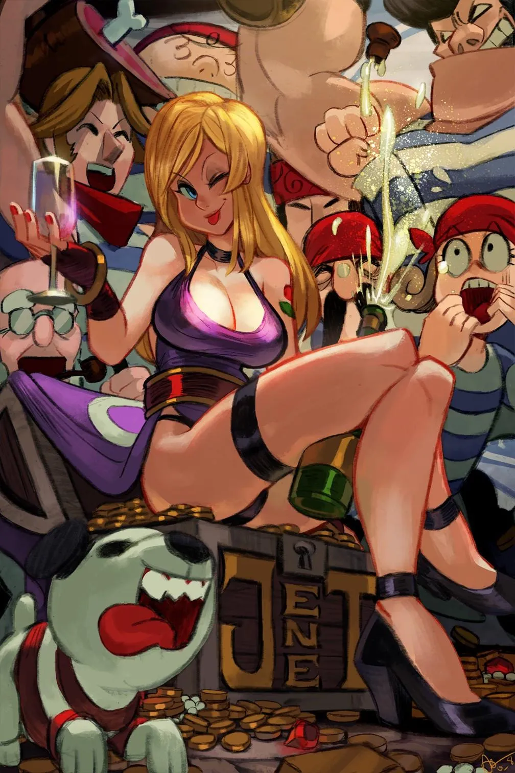 B Jenet and her Lillien knights (Alex Ahad)