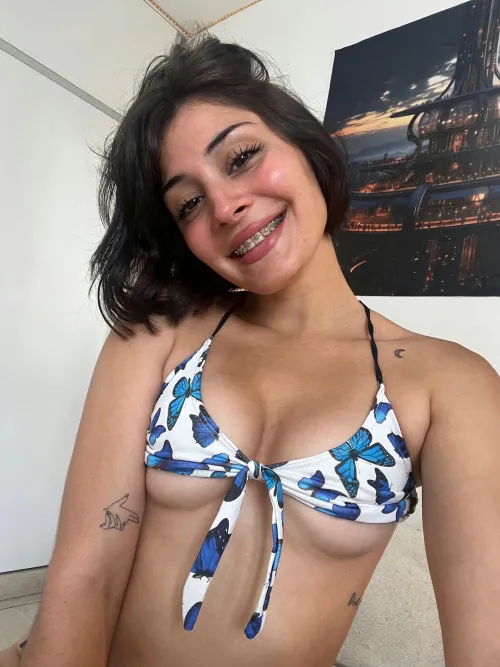 Cute braces and a naughty mind