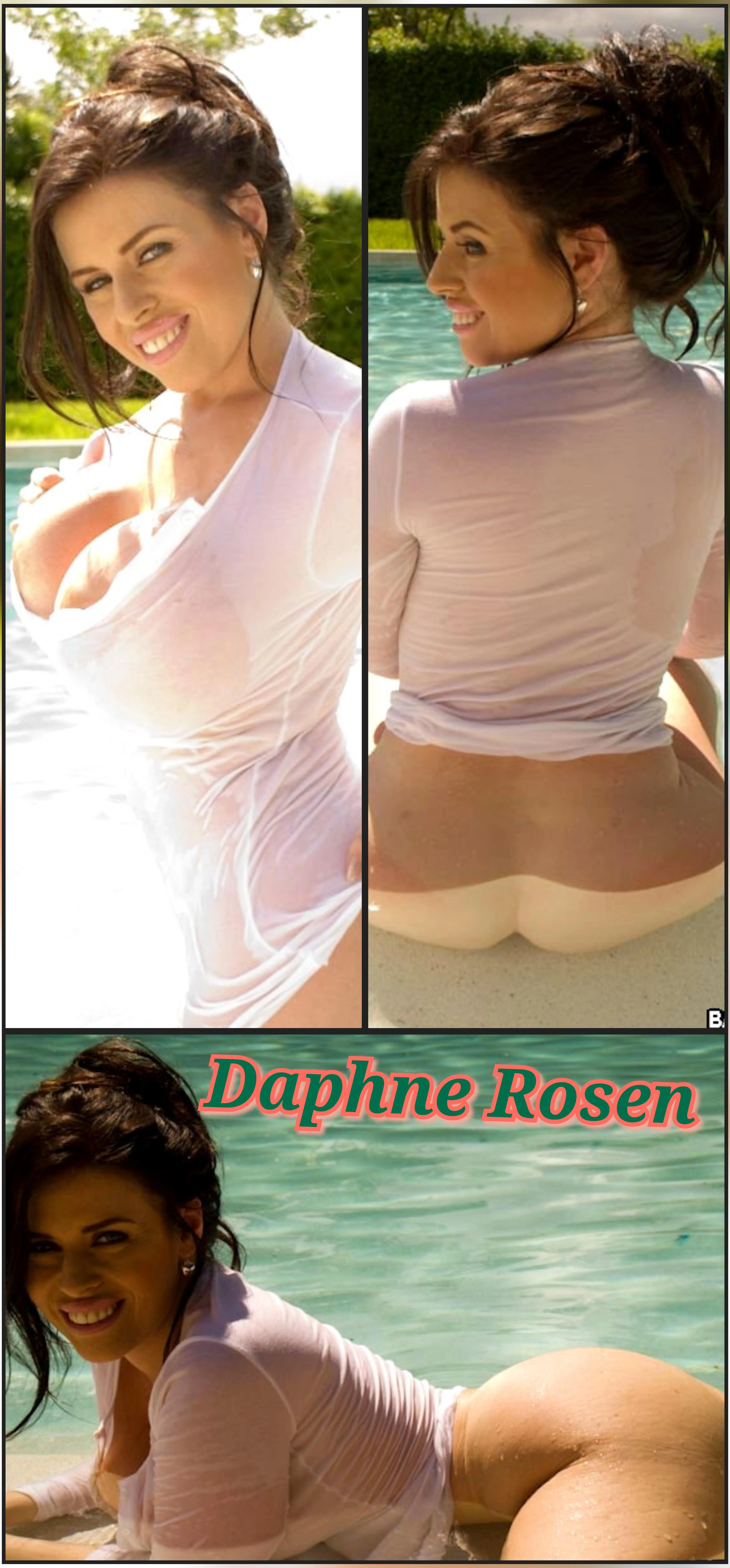Daphne wet Tshirt queen
