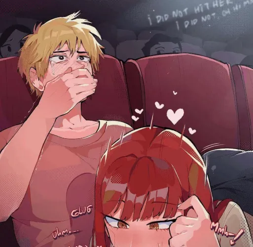 [F4M] “shhhh!! your too loud, stupid!! your gonna get us caught!.. *glug glug glug!*”so, guessing your girl best friend didn’t JUST want to watch a movie with you in the theatre. ⚠️STARTERS GET PRIORITY⚠️