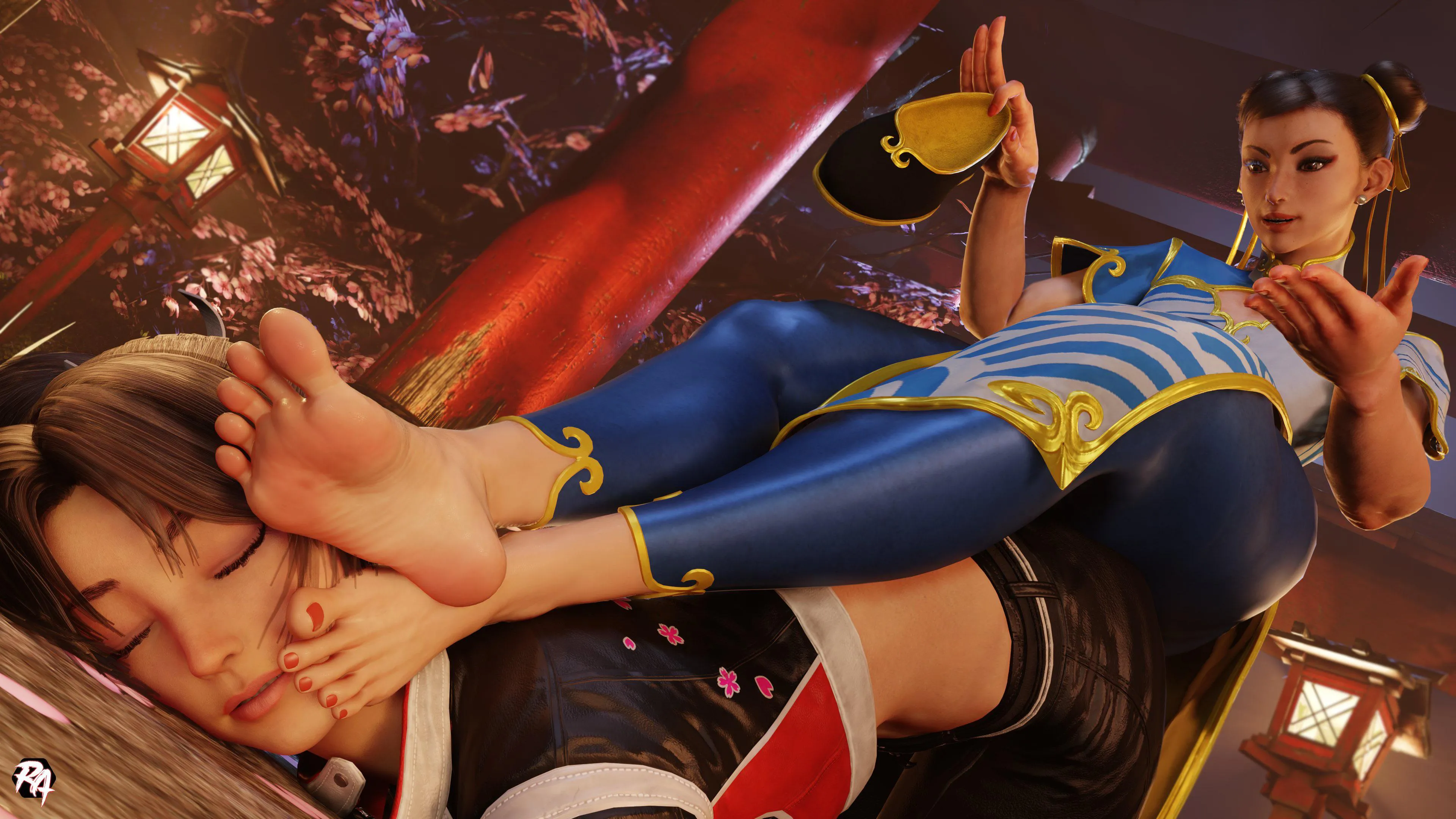Happy Birthday to the queen , Chun-Li💙![Ryona Ashi]