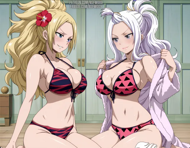 Jenny and Mirajane Showing Off!