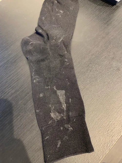 Just found my brothers cum sock🙊 it’s still wet [21]