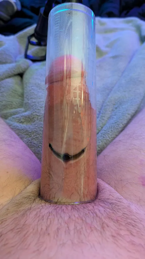 my cock ring is almost completely covered