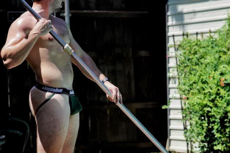 The pool boys new uniform