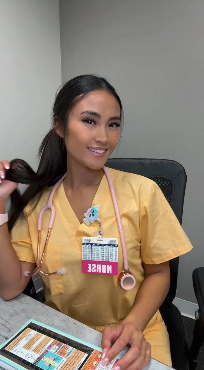 This nurse needs to relieve some stress 😉