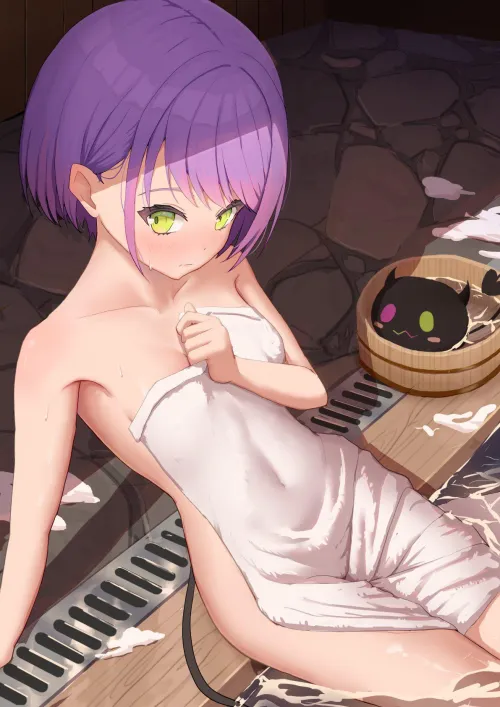 Towa in onsen [Hololive]