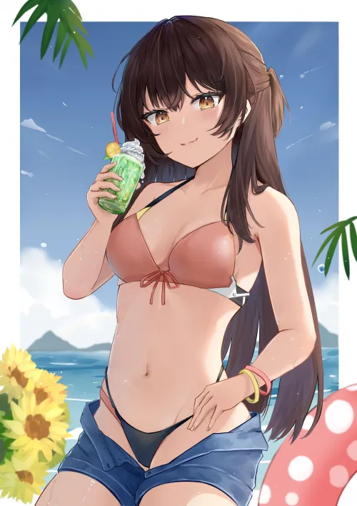 Yuki Suou's Beach Day [Alya Sometimes Hides Her Feelings in Russian]