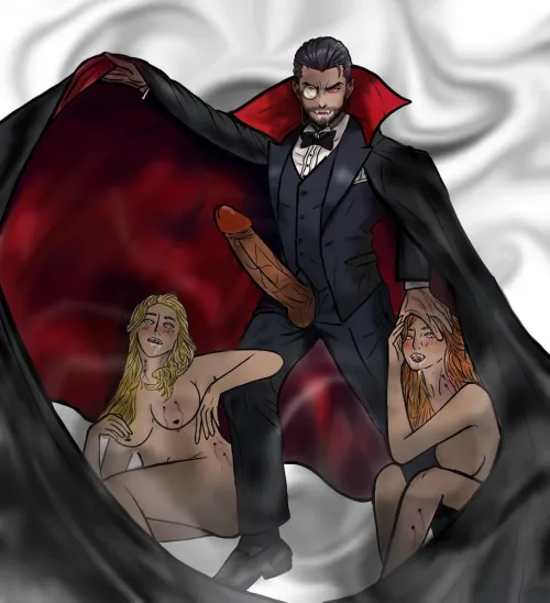 A strong vampire cock