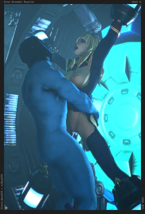 Captain Marvel in the Breeder Reactor (BoxSFM) [Marvel]