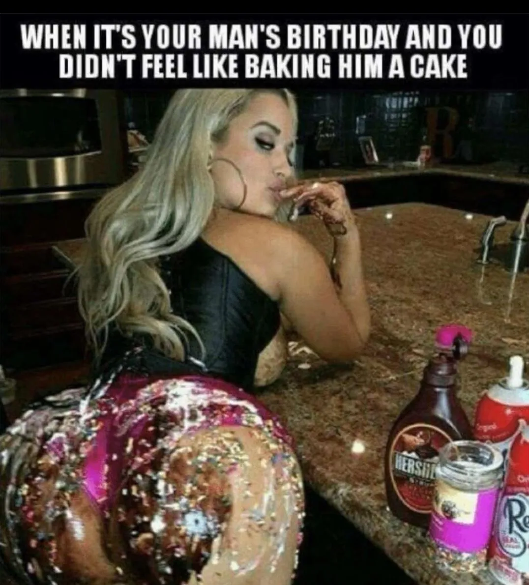 Didn't feel like baking him a cake