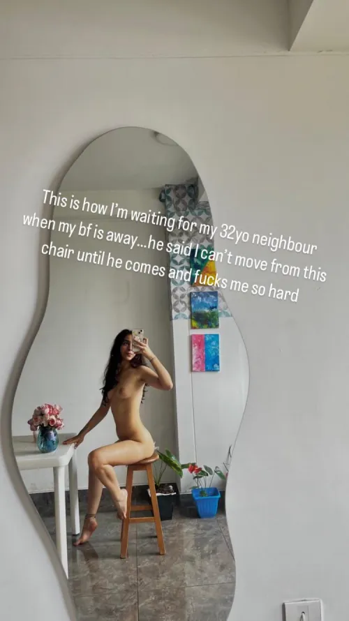 I can’t move until he comes…or cums