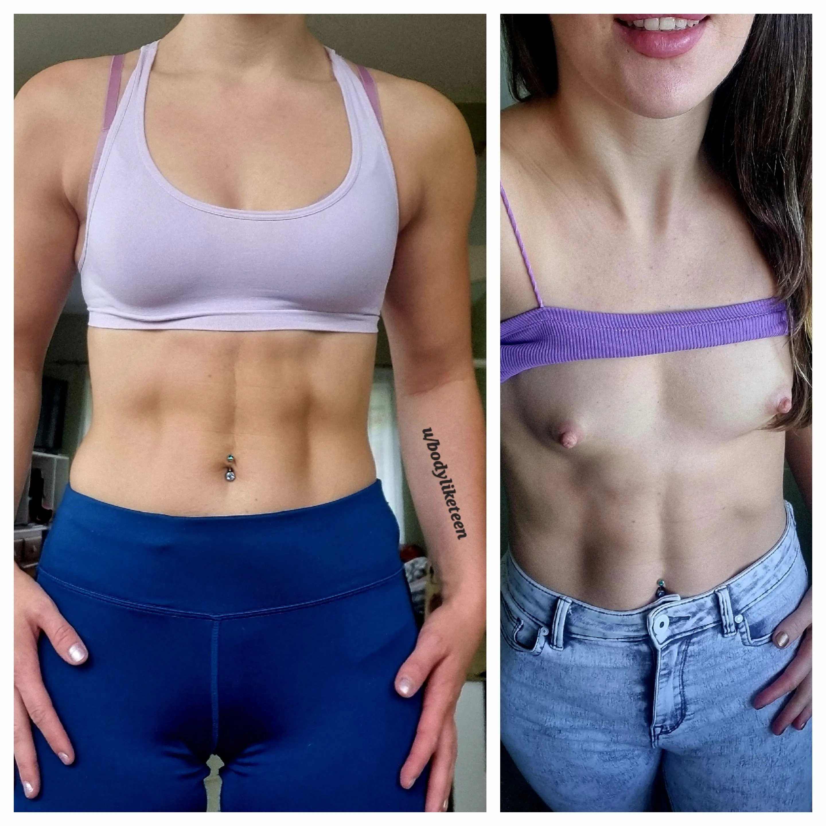 I need man who appreciate my athletic body and accept my flat chest. Would you, be honest:)