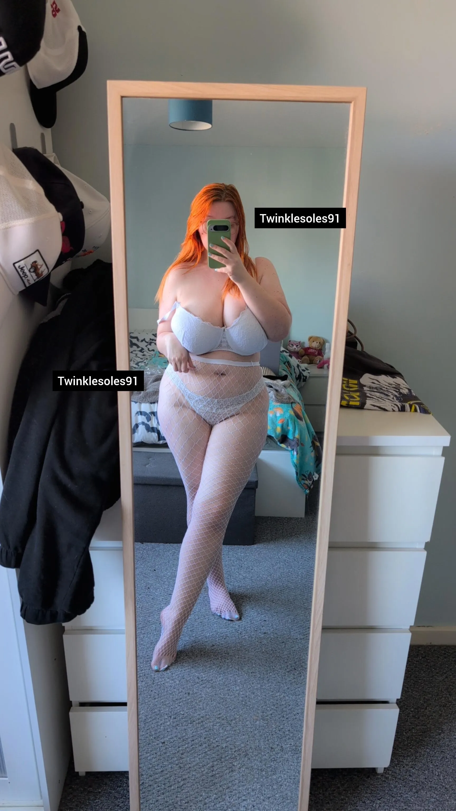 Just your favourite redhead in white