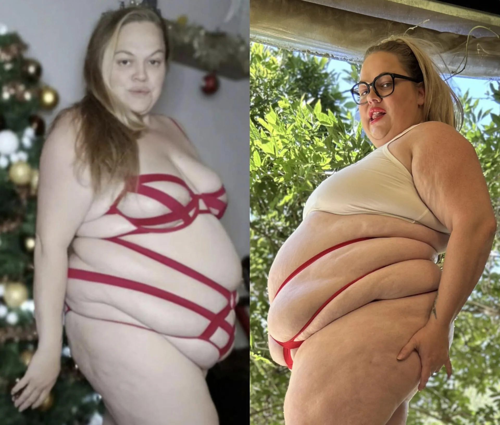 More chins and more rolls, I will try and get the bra on tomorrow