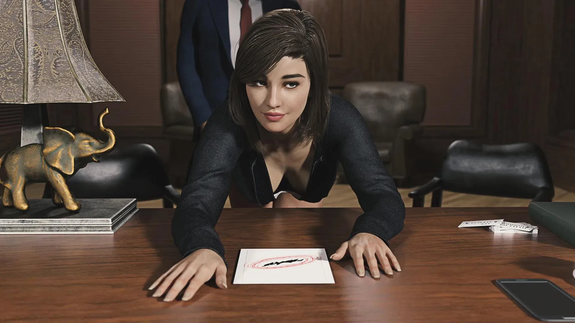 Ready to take dicktation, sir. [Come Home]