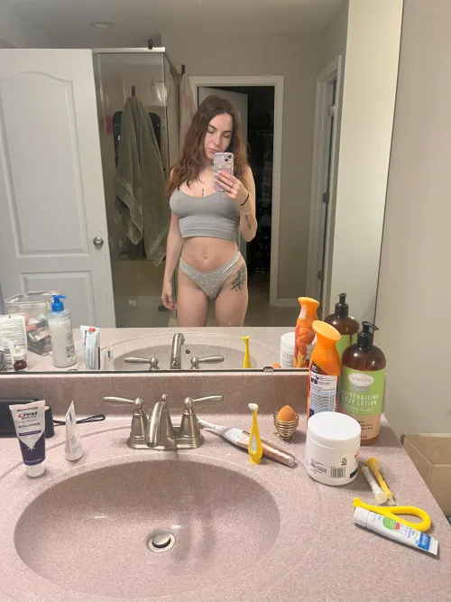 This is what I've been hiding underneath my mommy outfits.