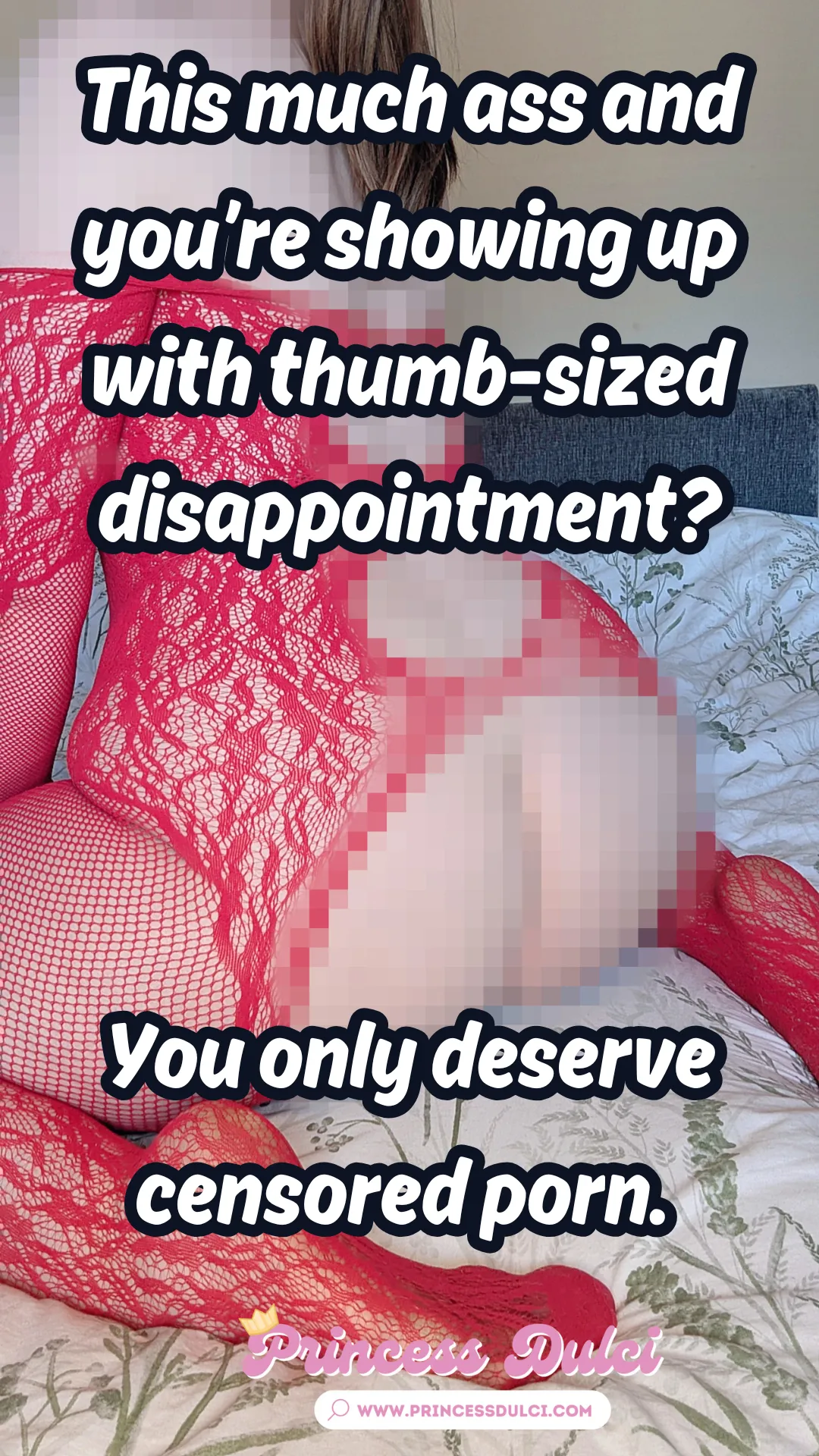 This much ass and you're showing up with THAT?!