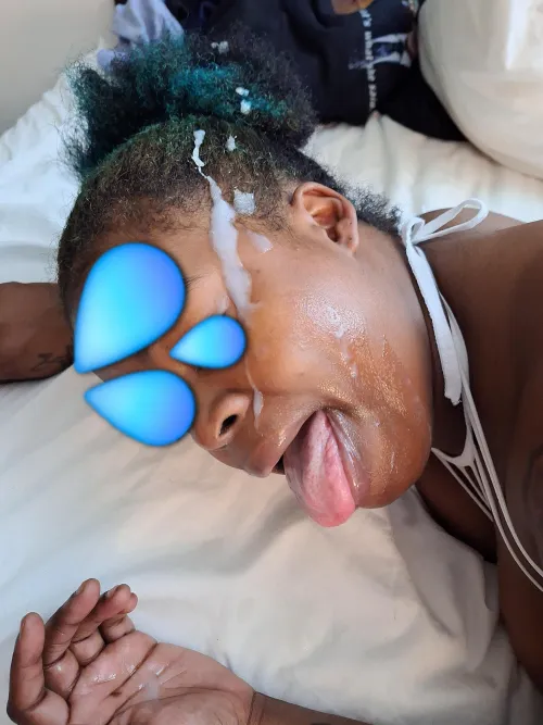 Blasted me with a warm load