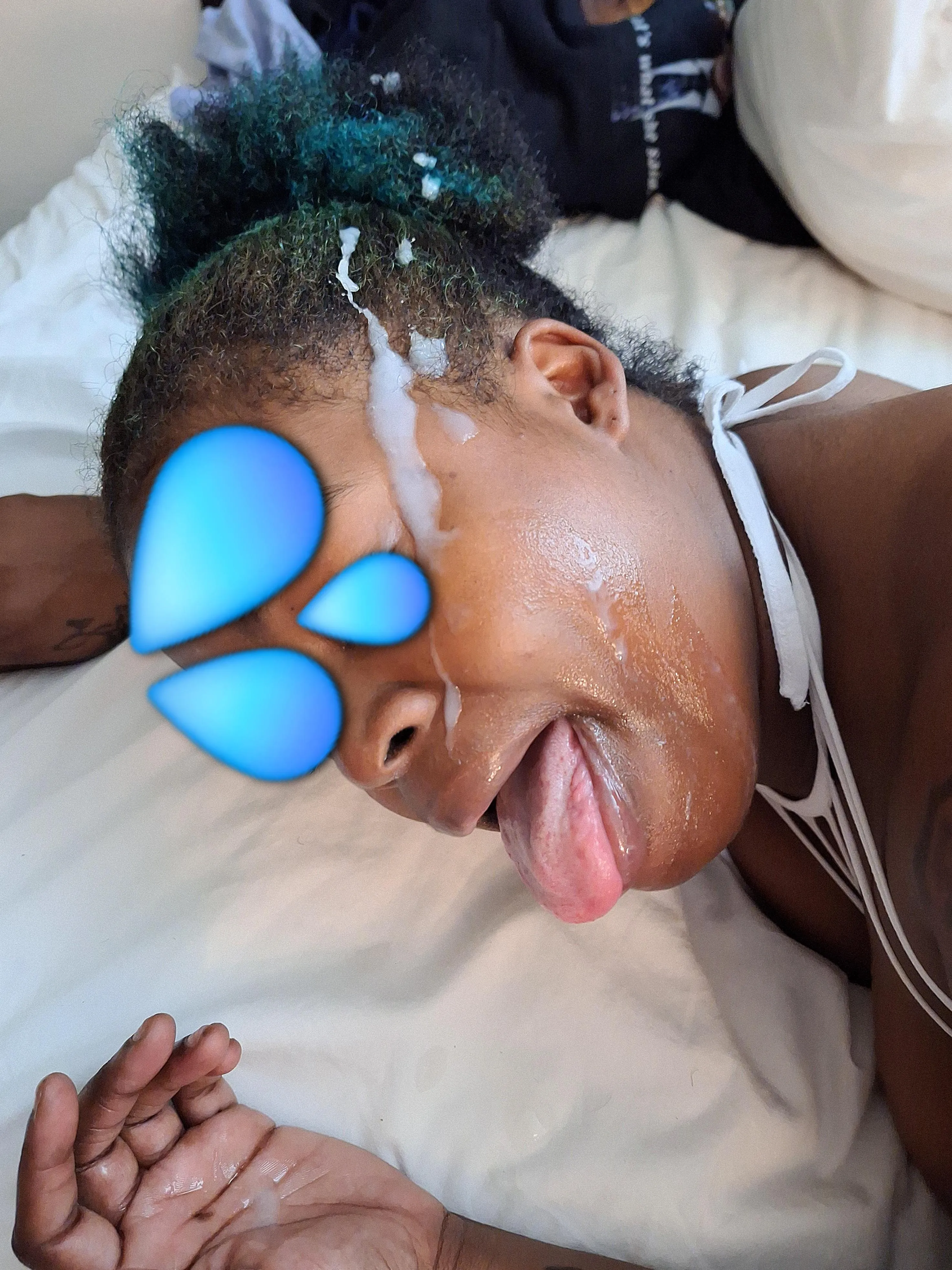 Blasted me with a warm load