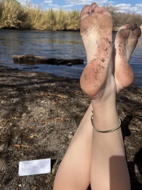 Dirty after my nature walk