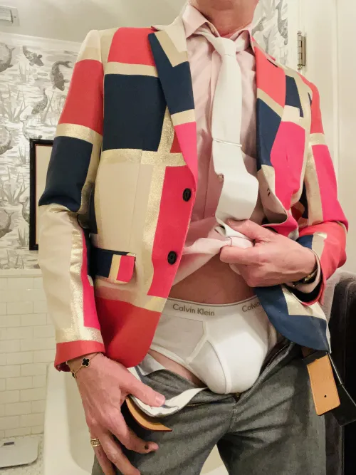 Heading off to the country club tonight the theme is neon. This is the closest that I have.