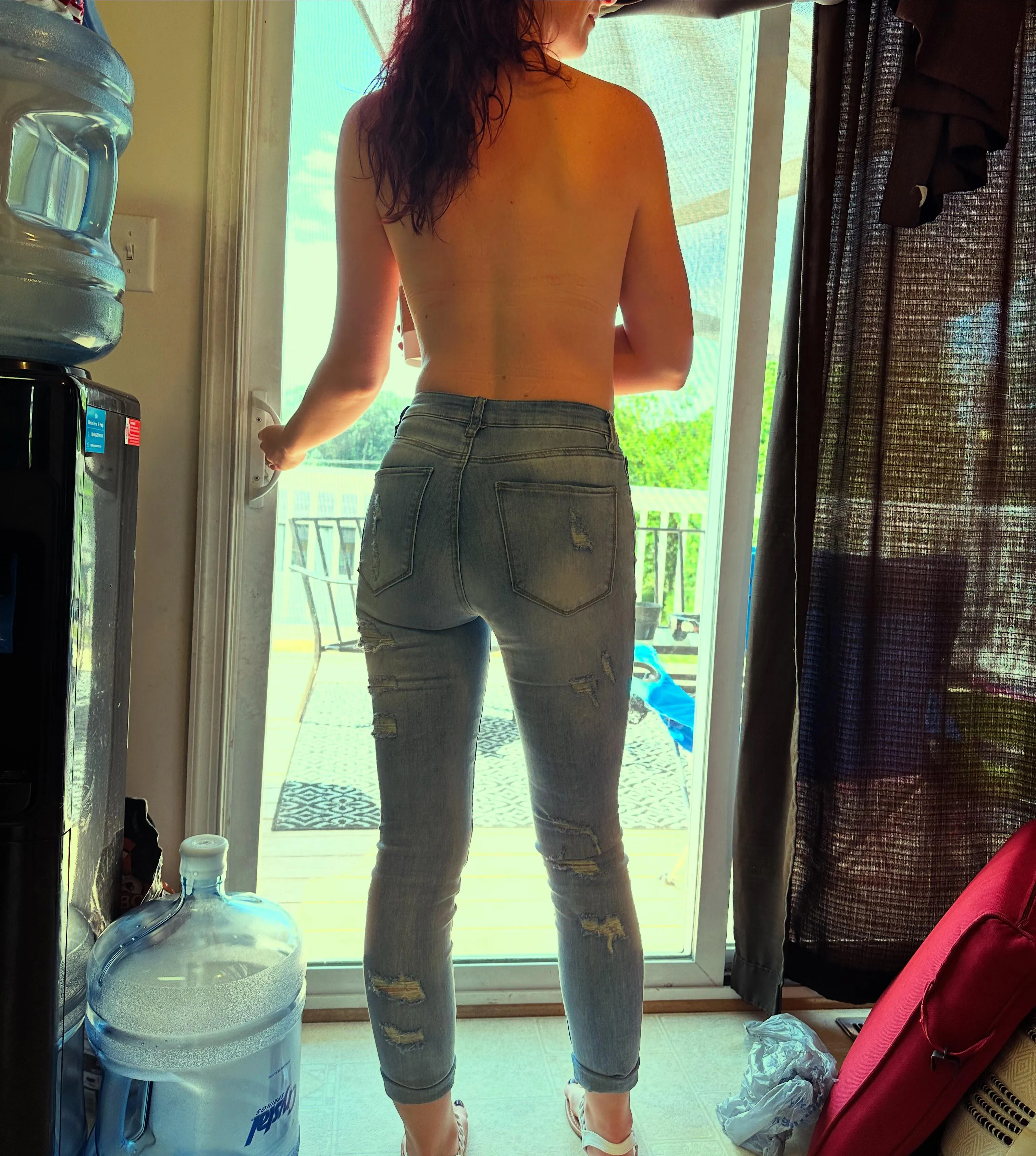 Join me out on the deck for some coffee