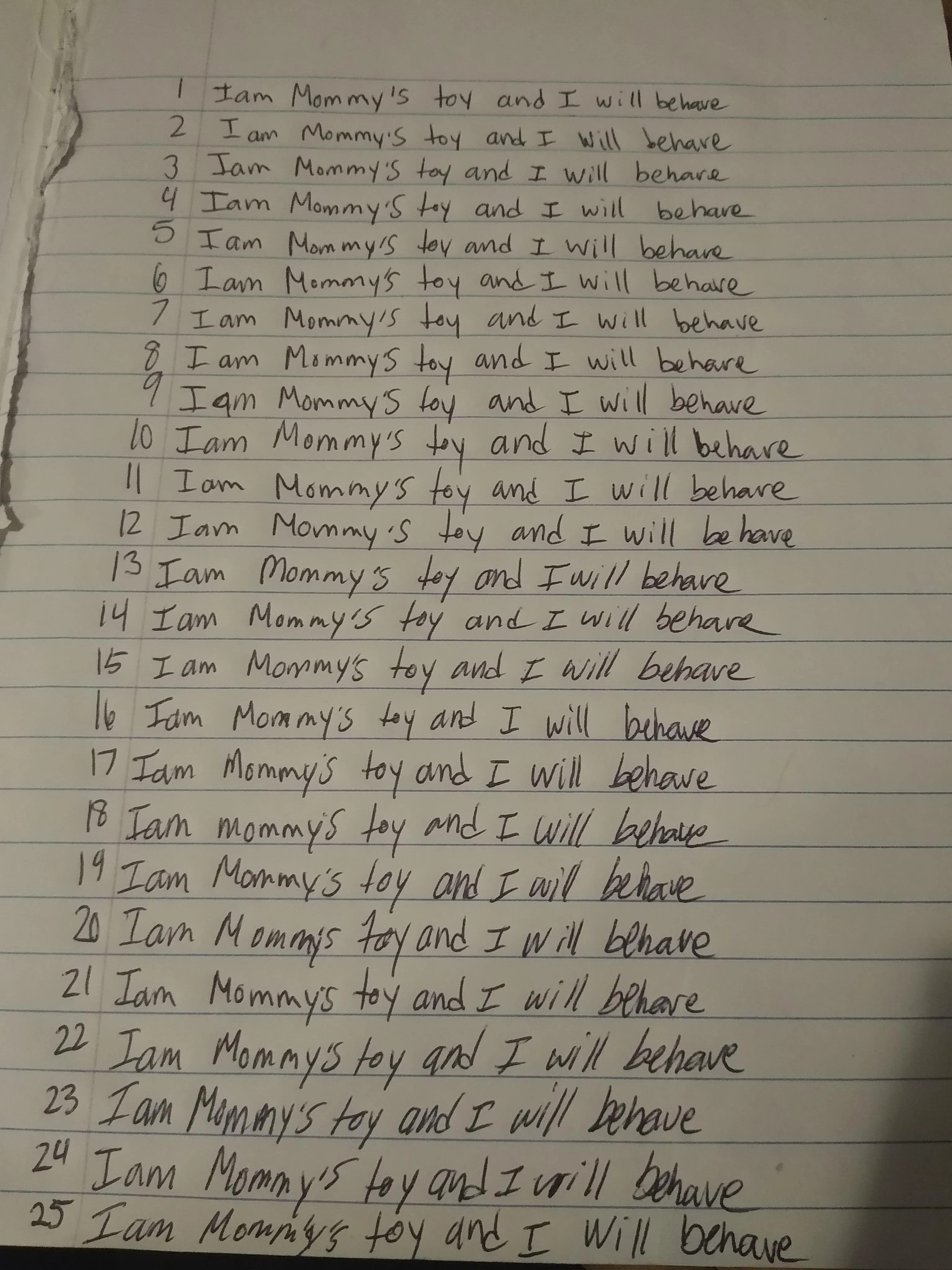 my first time doing lines!