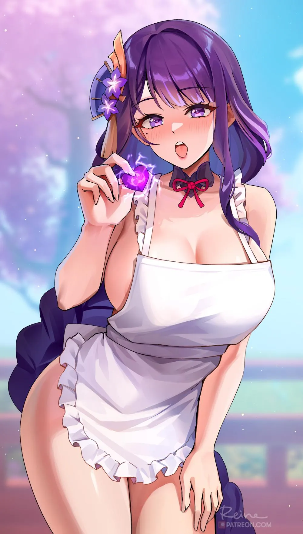 Naked apron Raiden (By Reine)