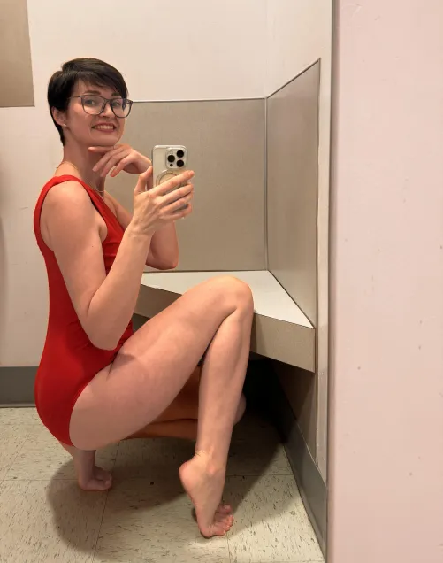 Trying on something new