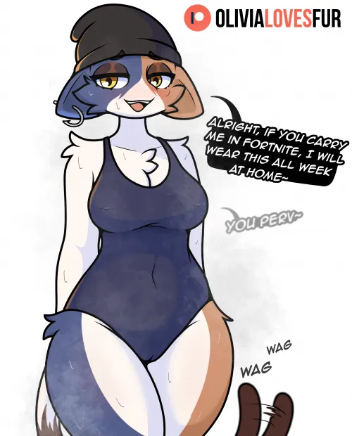 Are you taking the deal? OwO [F] (OliviaLovesFur)