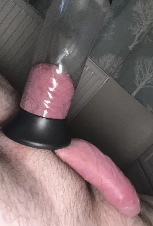 First time pumping my balls
