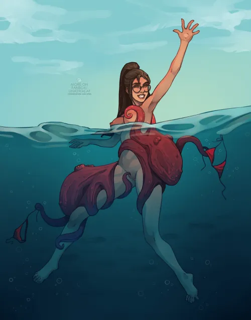 Looks like she doesn't mind