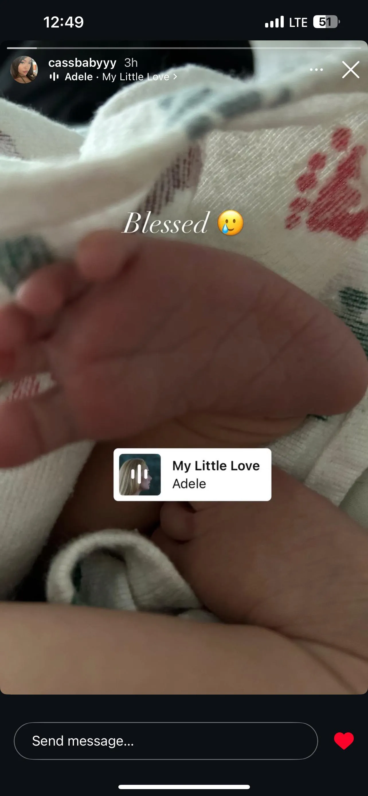 That explains why she was absent lately