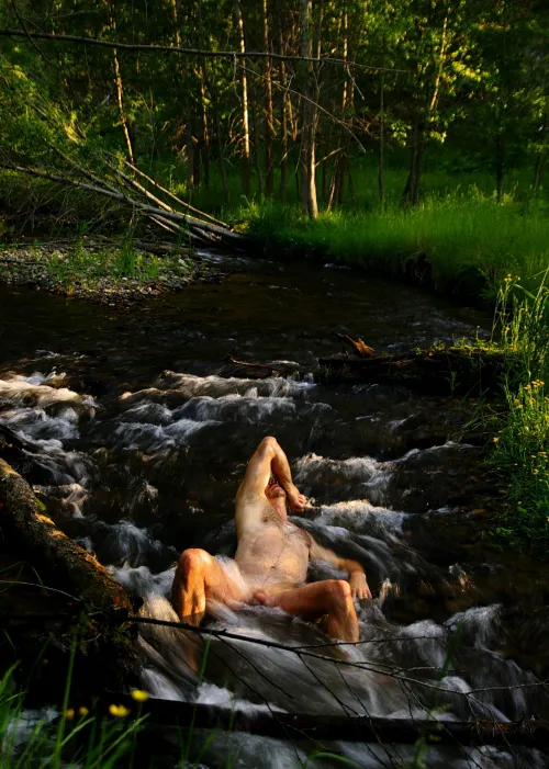 the cold Spring waters are great to cool off in after a long hike