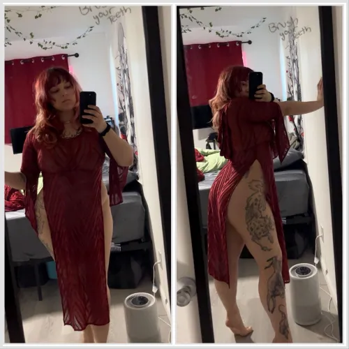 Barely lewd, but I seem to have outgrown my dress 😭