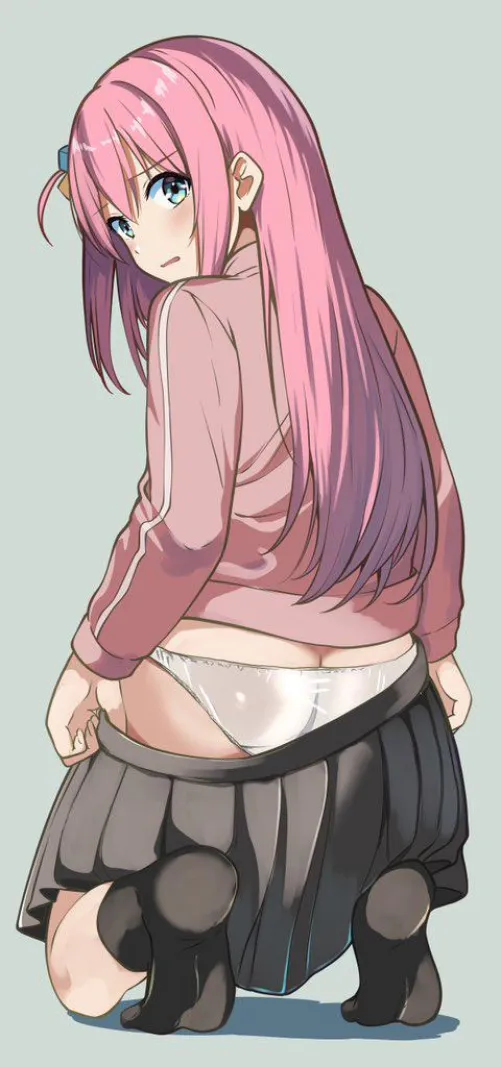 Bocchi Removing Her Skirt For The Camera