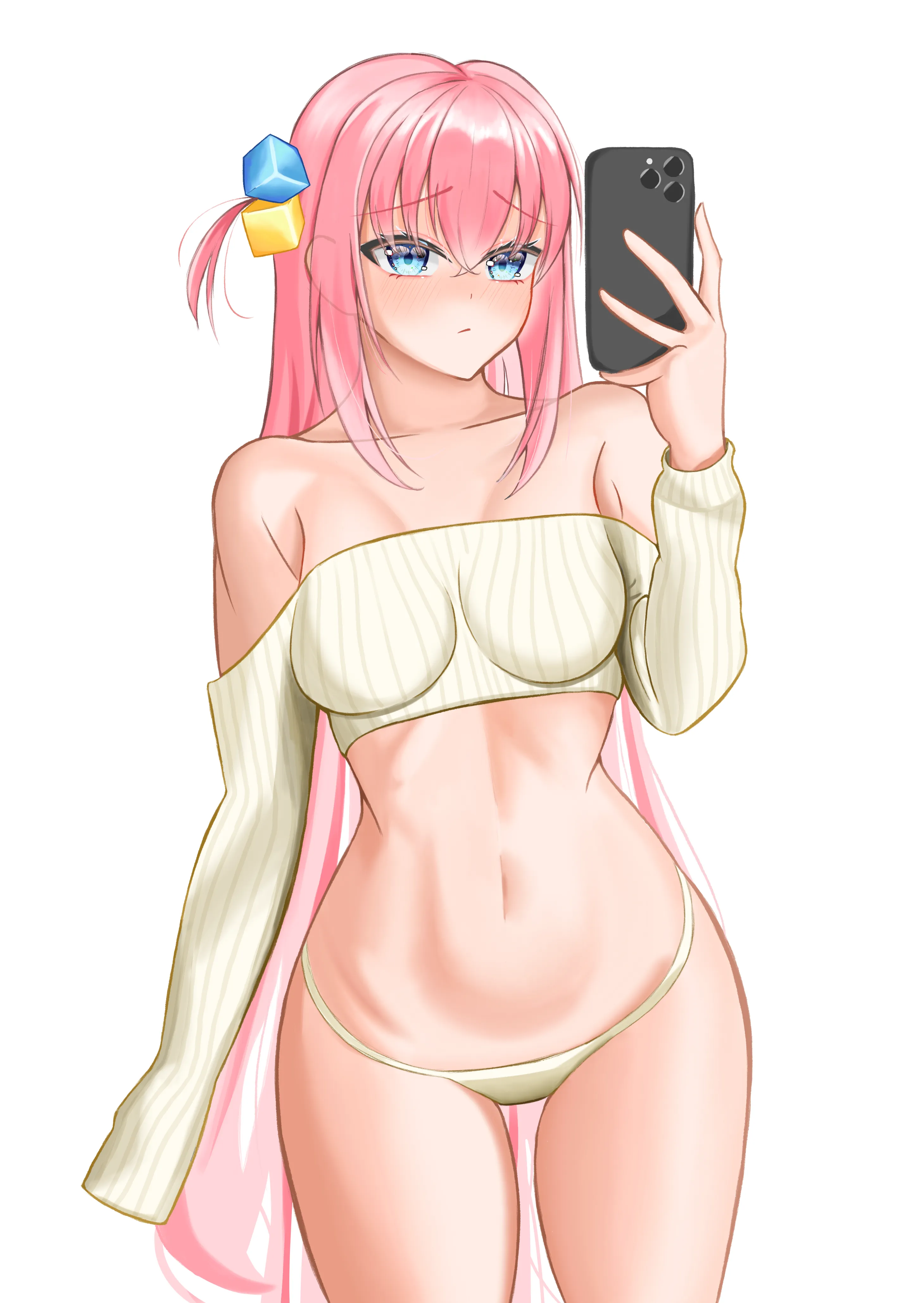 Bocchi takes a selfie (by me)