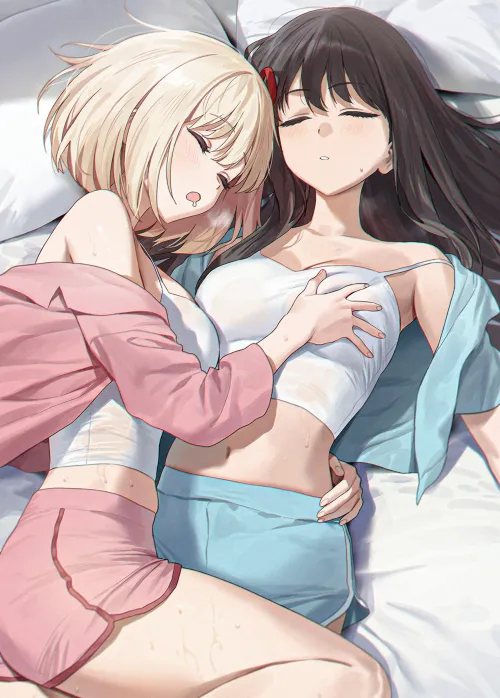 ChisaTaki Sleepover [Lycoris Recoil]