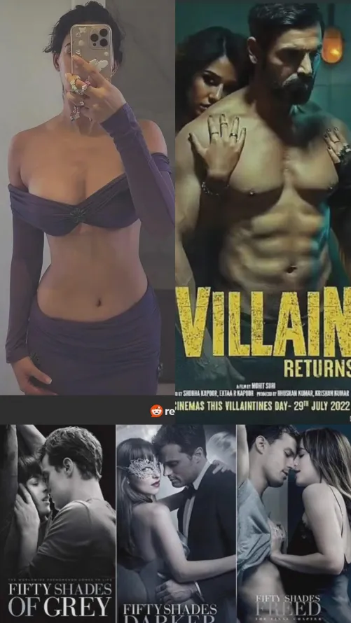 Ek villian could've been our own fifty shades bollywood remake with Disha patani. Wasted opportunity. But who still wanna see her in a erotic movie?? Whichale actor you wanna cast?