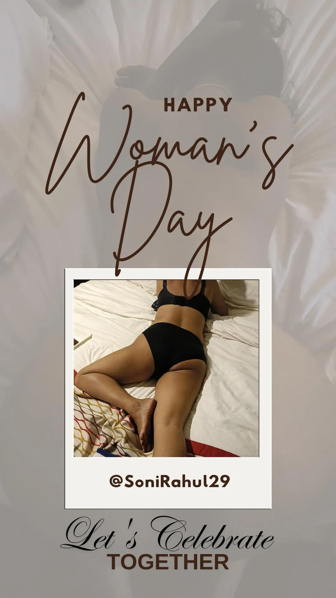 Enjoy this Women's Day with Me 💞