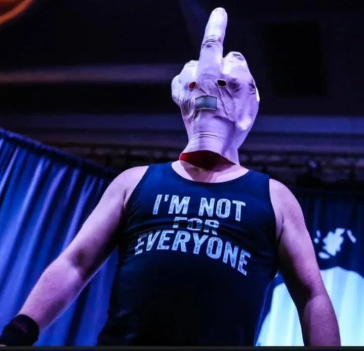 In 1979 I fronted a band called Fuck Y'alls! My stage name was Mr. Fuck You. Attached is a PR photo of me at the time.