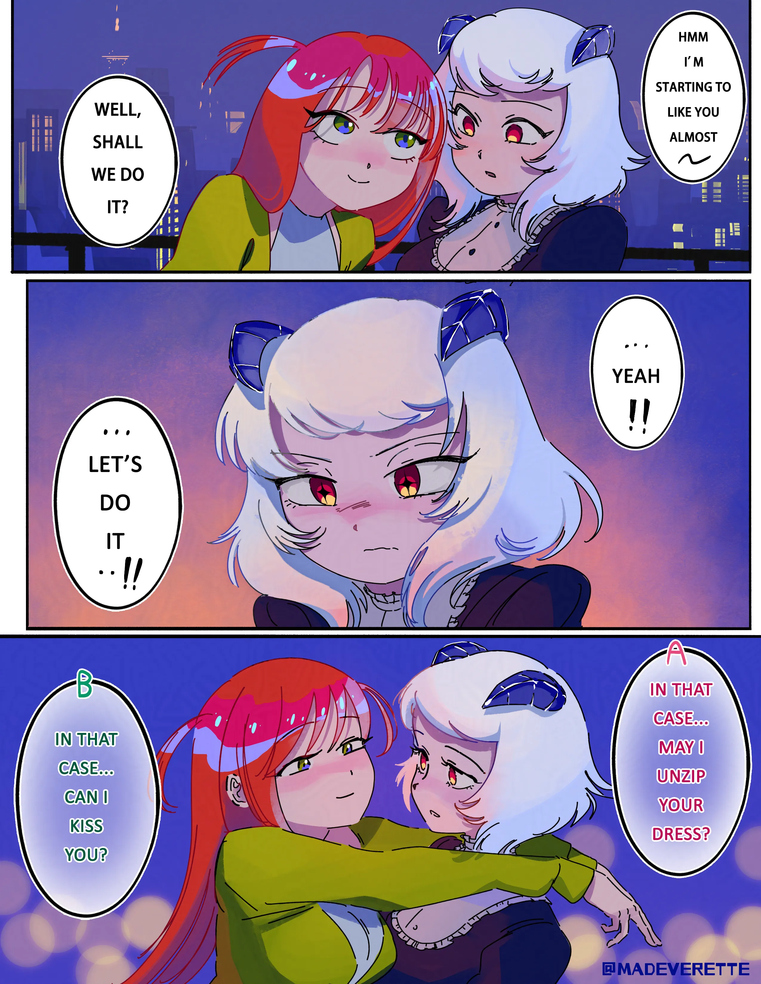 [Interactive] I'm starting to like you almost [OC]