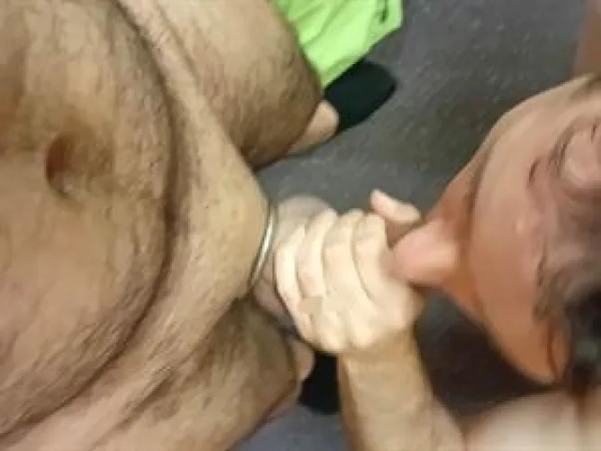 Just me, sucking an older cock