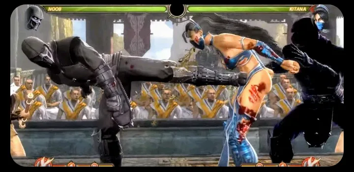 Kitana helpless.