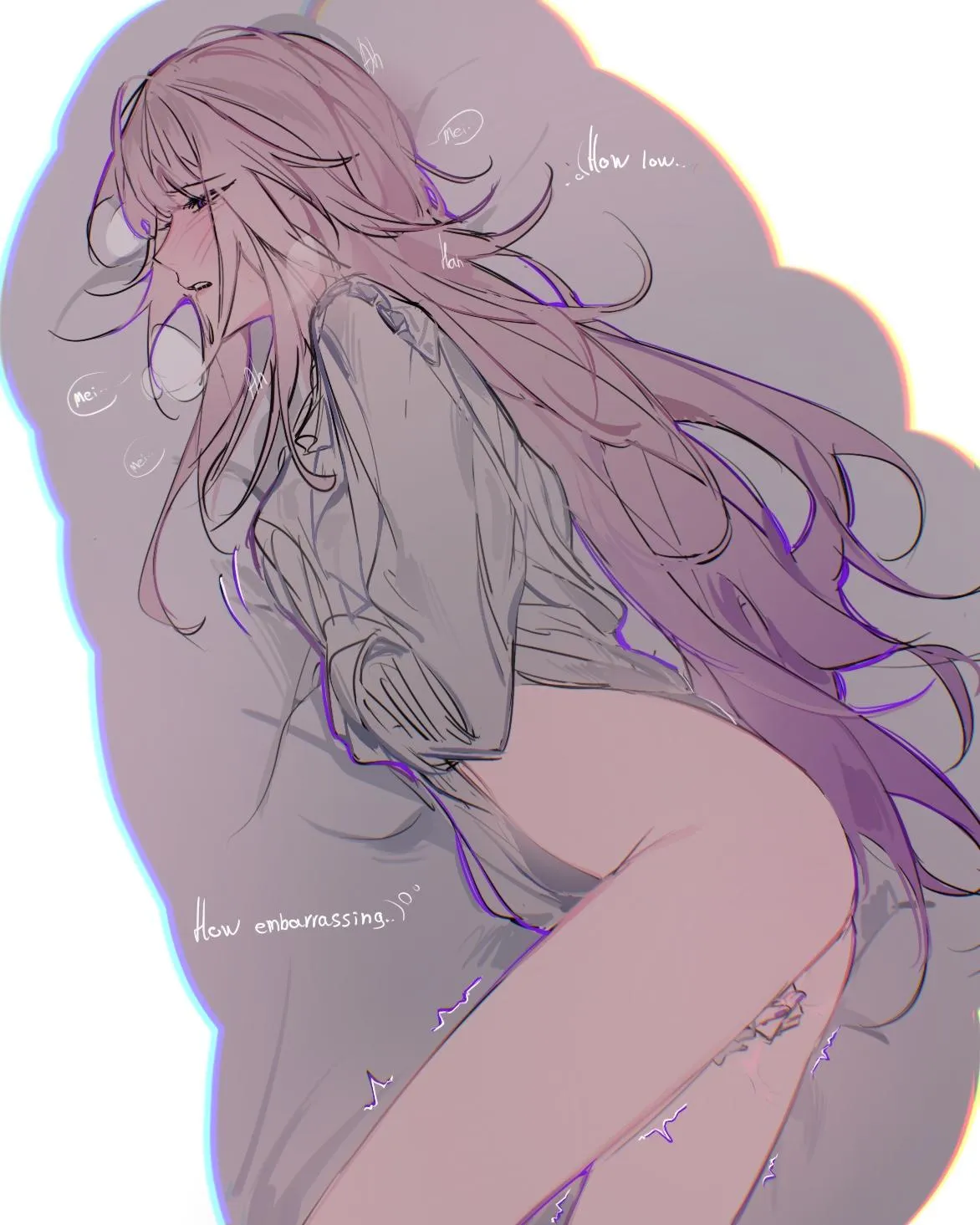 Madam Herta enjoying herself