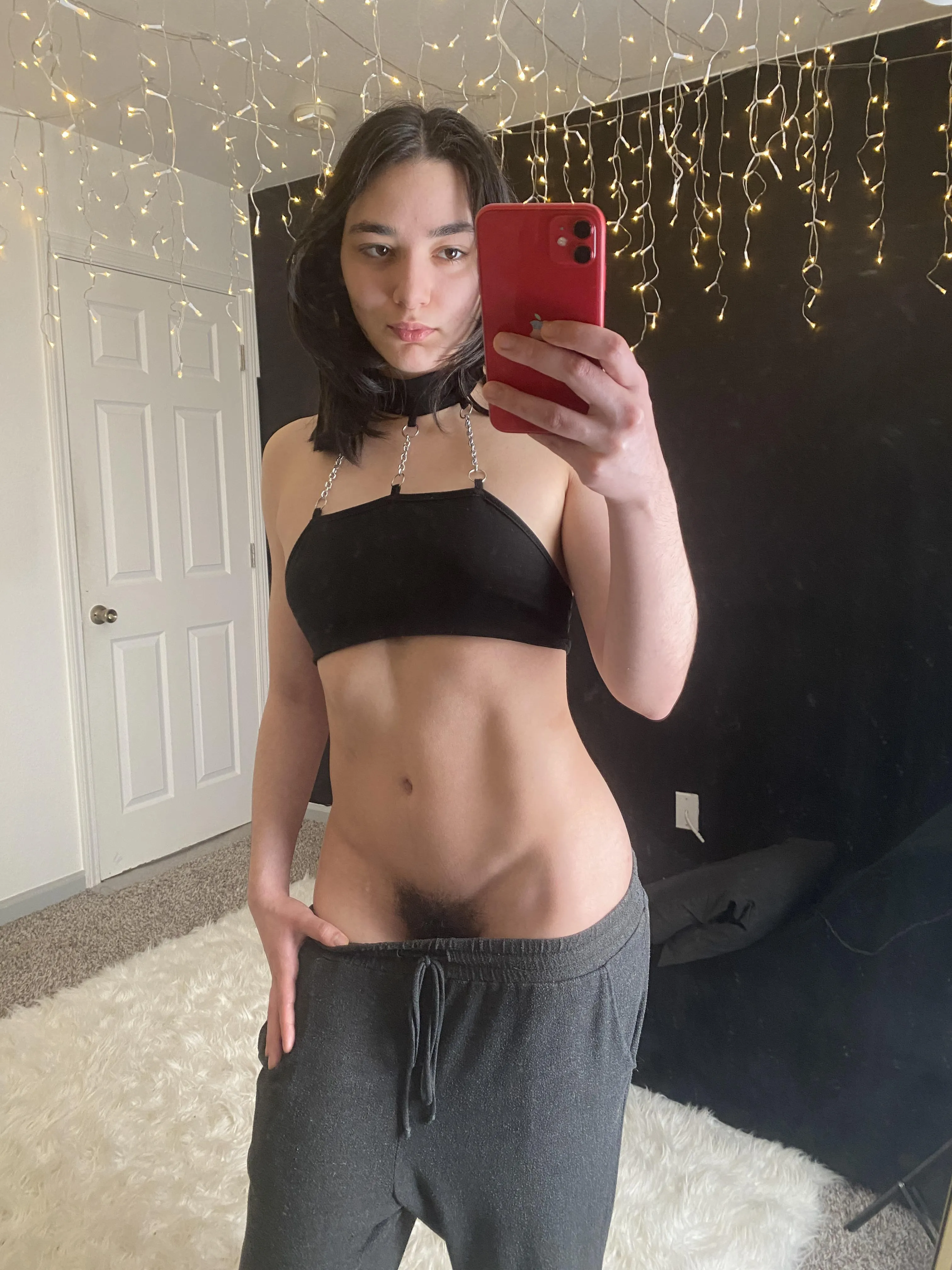 No panties, all bush