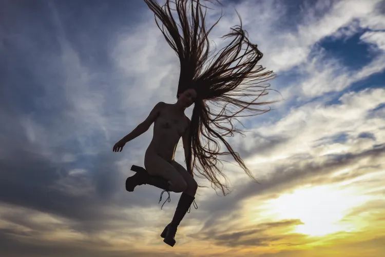 the marks and the miles, sometimes i'm a child looking up like i used to do (self shot)