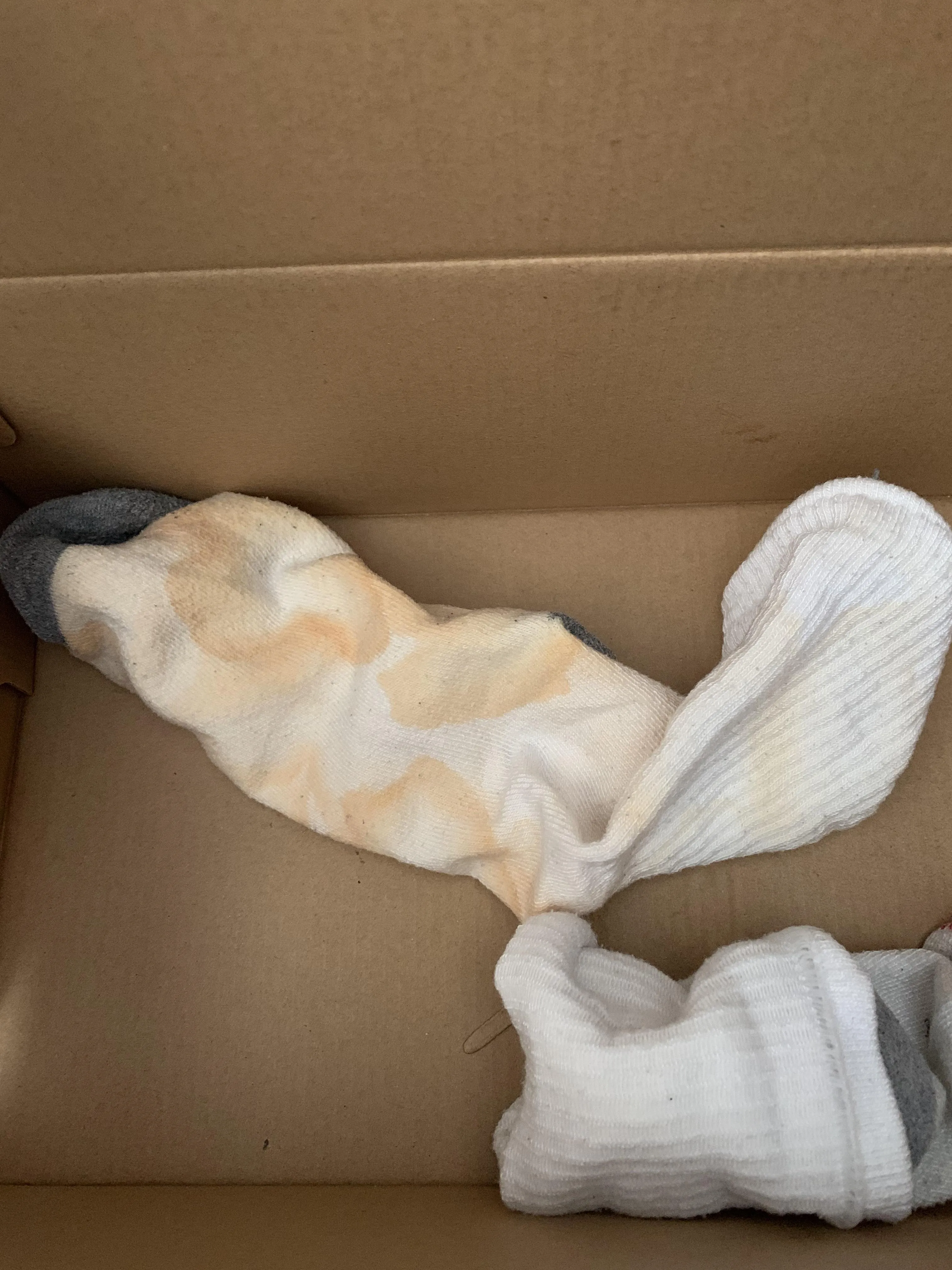 About 2 months worth of loads in one sock