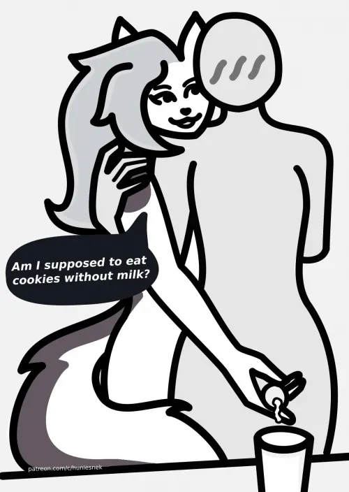 cookies and milk (huniesnek)